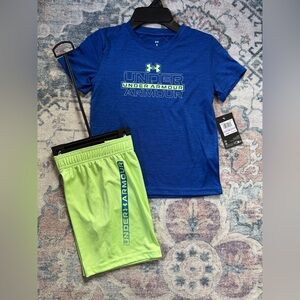 Under Armour boys size 6 matching set new